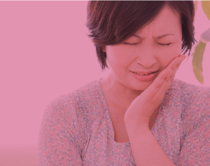 歯に痛みを感じる患者さま